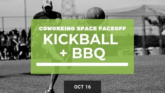 Coworking Kickball Faceoff