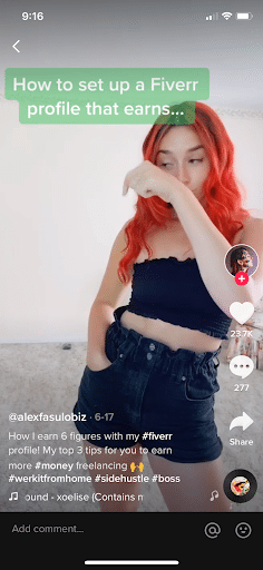 Freelance Tips from Alex on TikTok